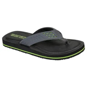 Skechers Tocker Saga Bora Memory Foam Flip Flops Sandals 237298
