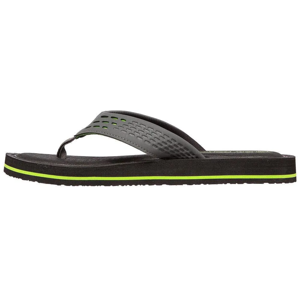 Skechers Tocker Saga Bora Memory Foam Flip Flops Sandals 237298