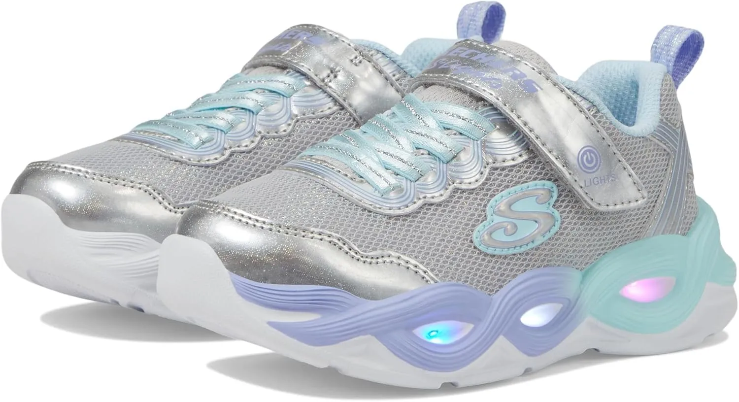 Skechers Unisex-Child Twisty Glow Sneaker