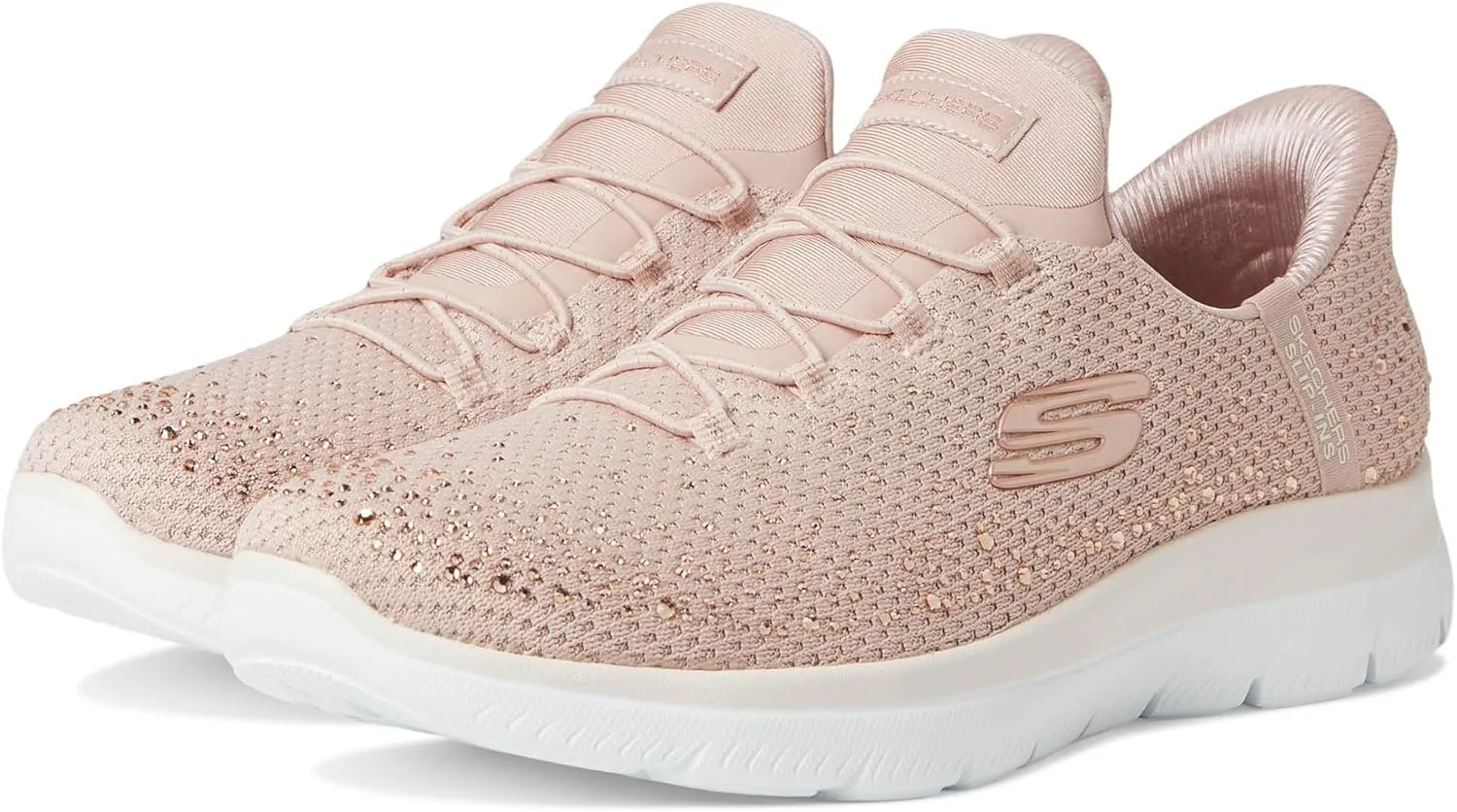 Skechers Women's Summits-Brilliant Shine Hands Free Slip-ins Sneaker