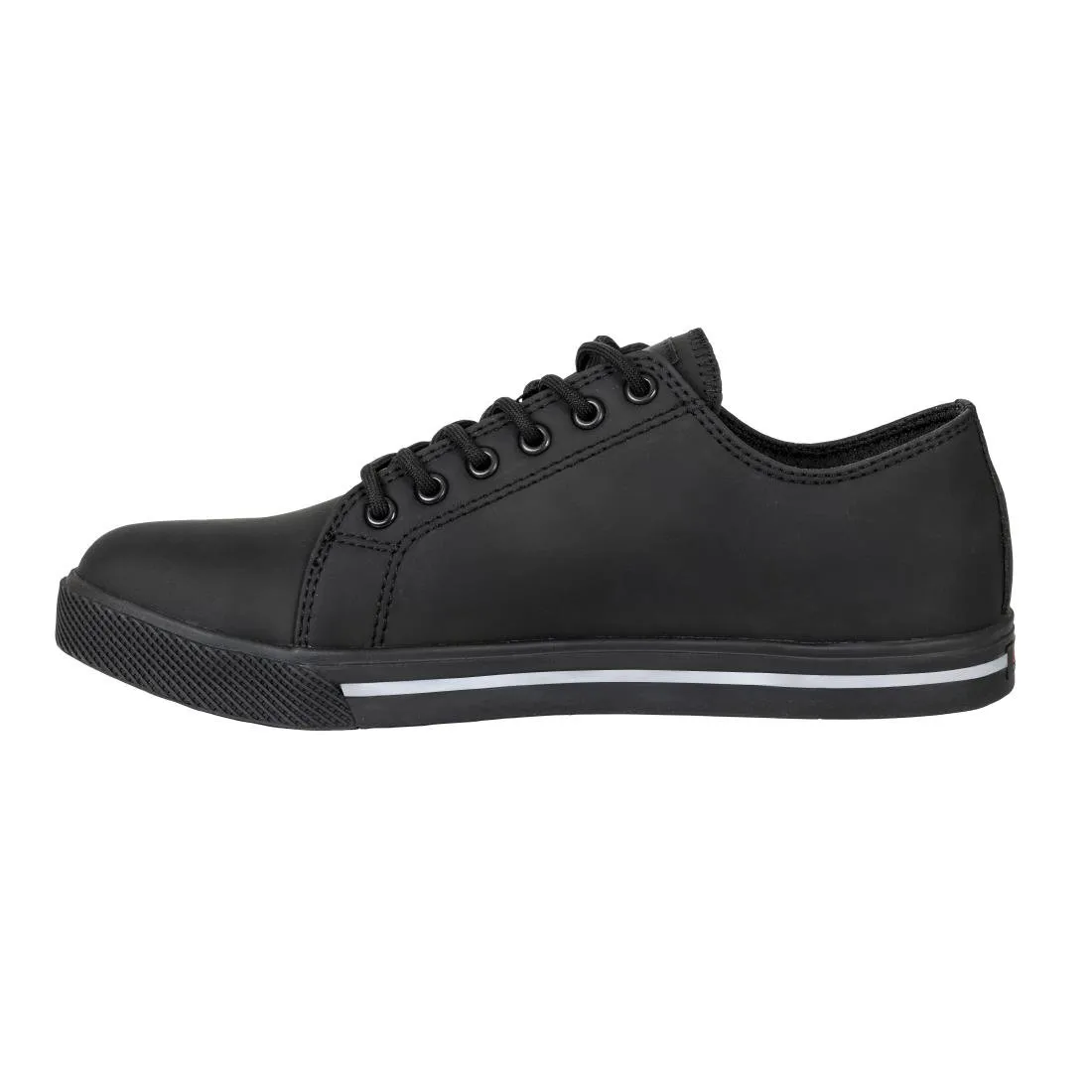 Slipbuster Microfibre Safety Trainers Matte Black 44