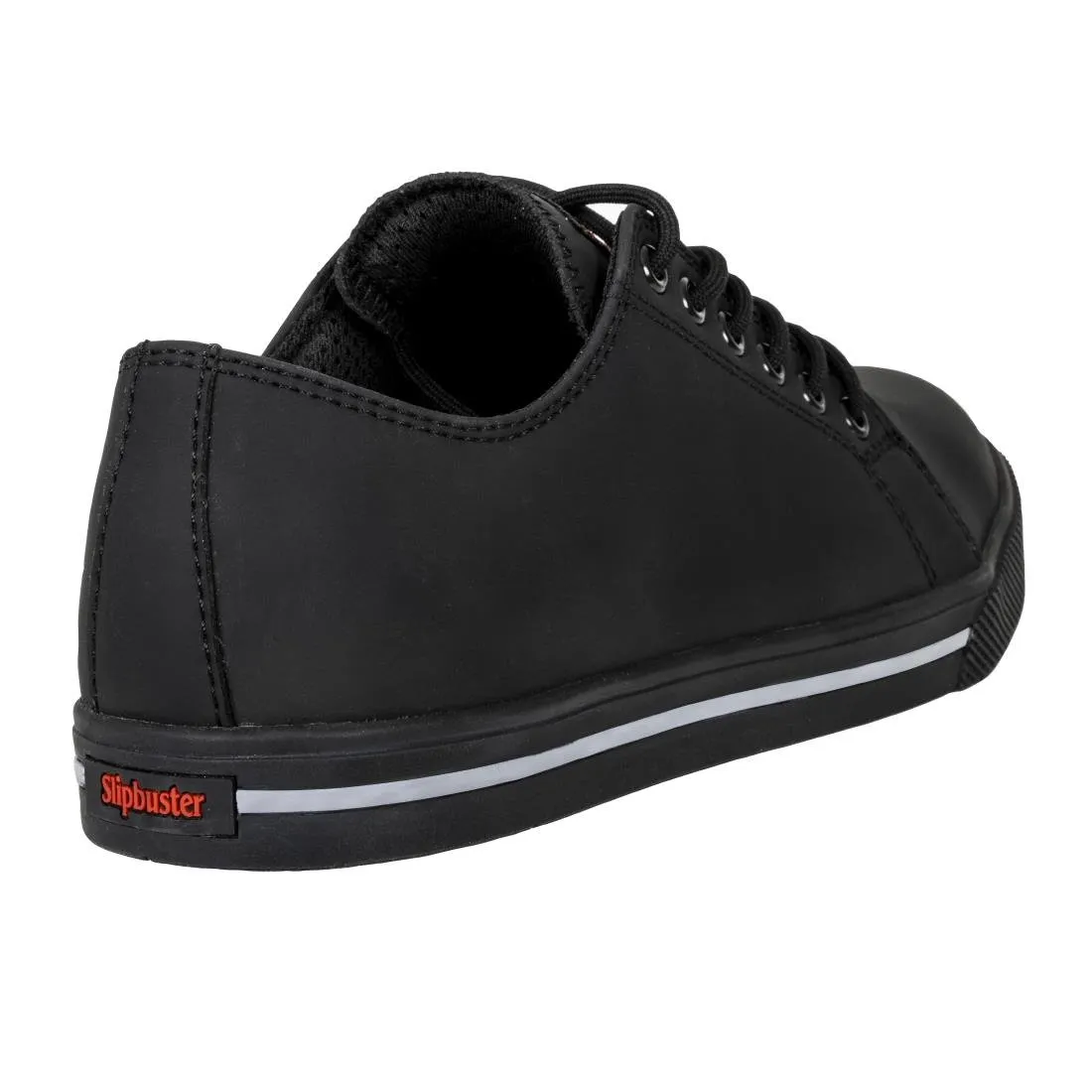 Slipbuster Microfibre Safety Trainers Matte Black 44