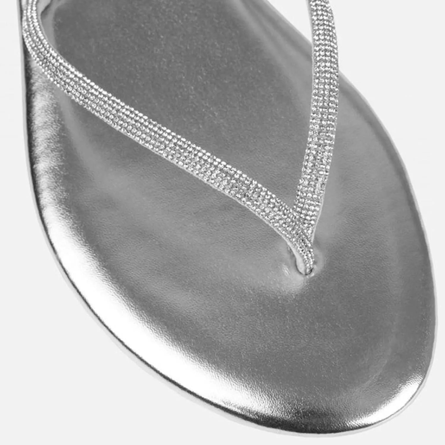 Slippers for Women Moccasins Rhinestone Shiny Fashion Flat Bottom Comfortable Non Slip Beach Flip Women Shoes