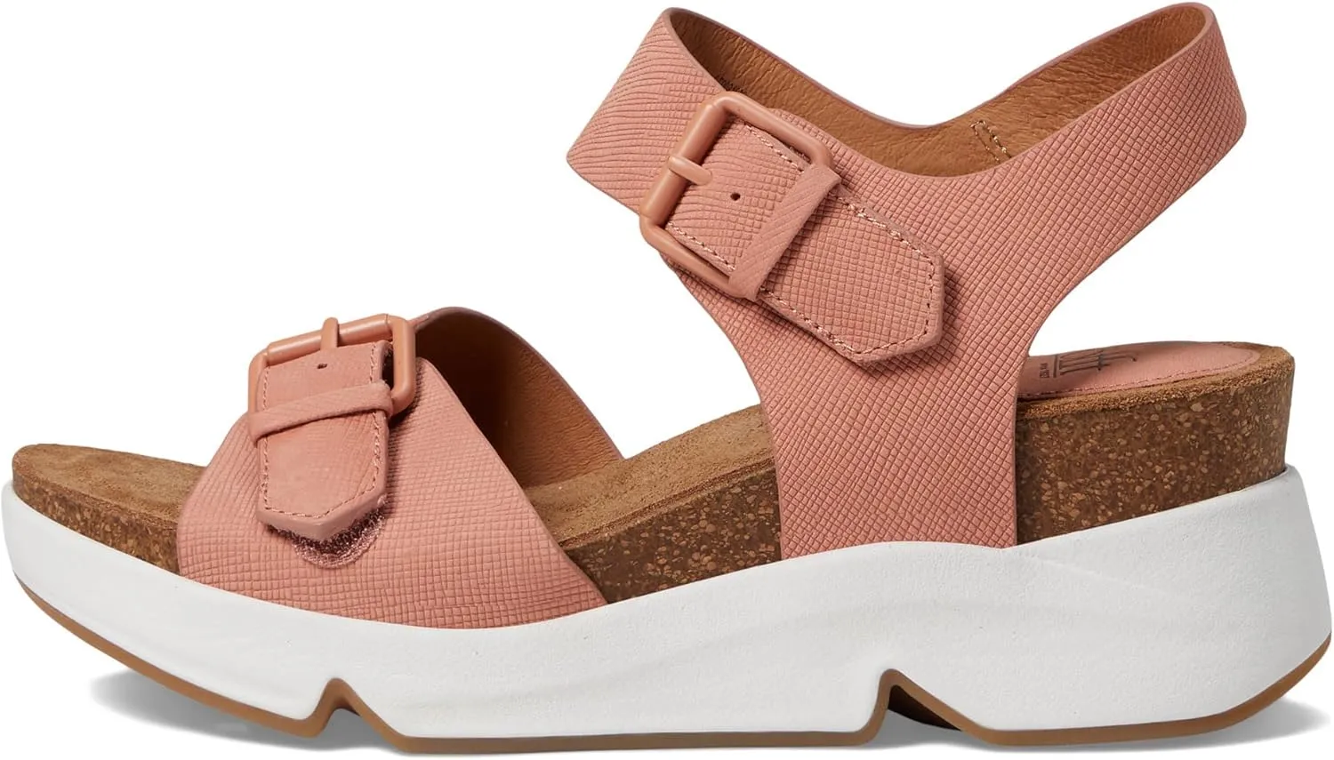 Sofft Womens Castello Leather Open Toe Wedge Sandals