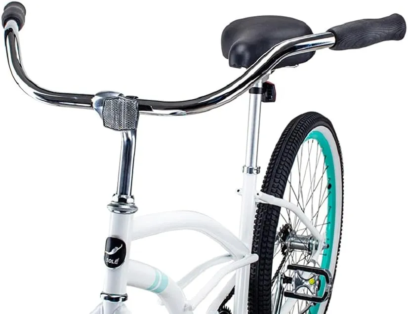 Solé Bicycles Coastal Cruiser Step Over and Coastal Cruiser Step Through Beach Cruiser Bike, Multiple Colors, Multiple Styles