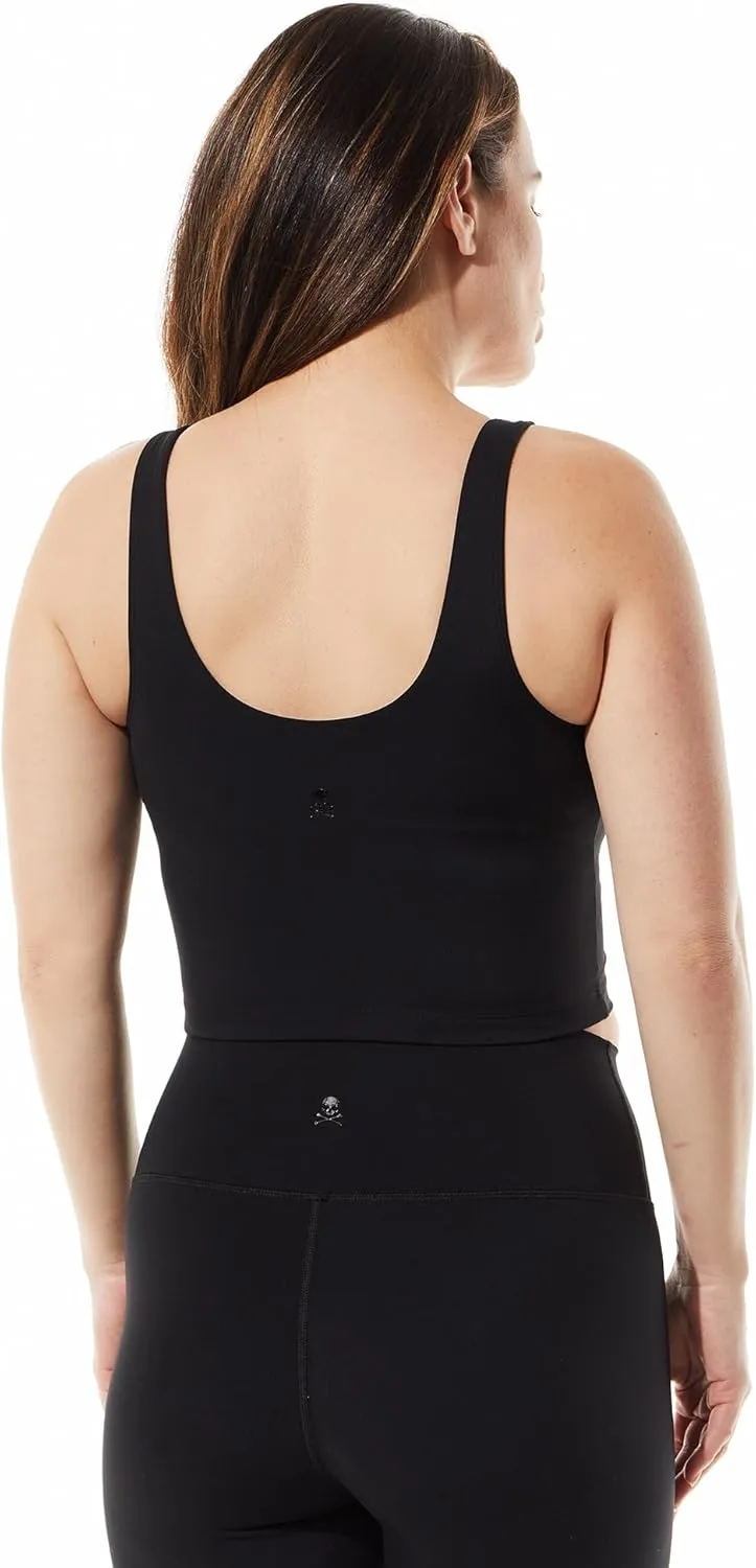 SoulCycle Women's Front Row Crop Tank Skull