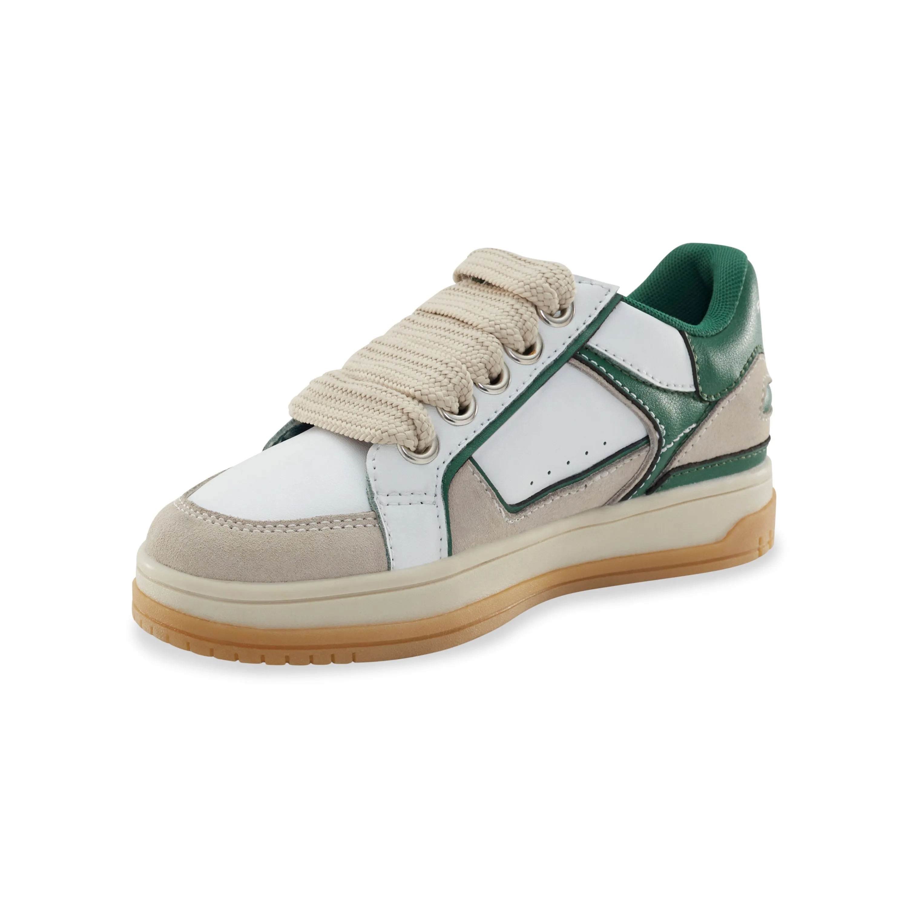 Southbank Sneaker - Big Kid Off White/Green