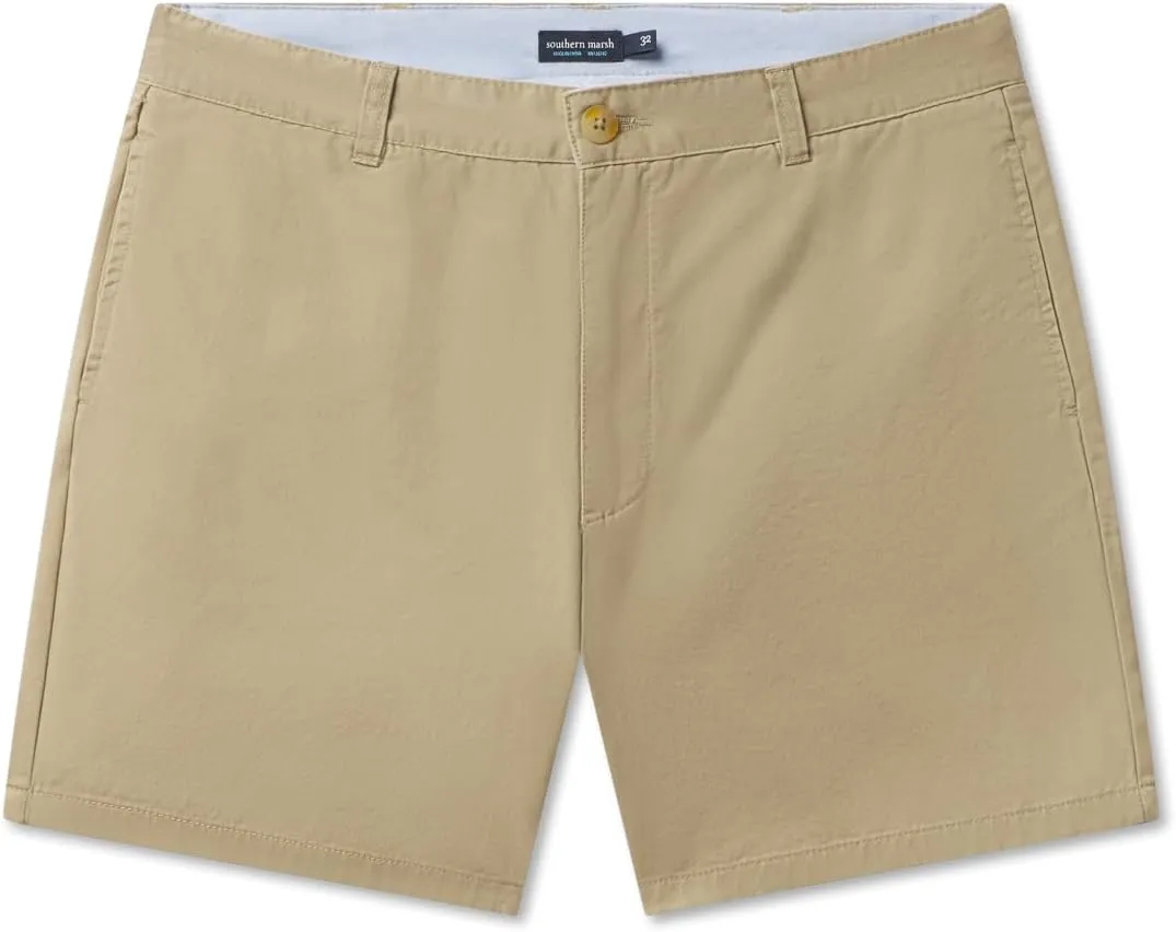 Southern Marsh Regatta Shorts - 6 Flat, Field Khaki, 40