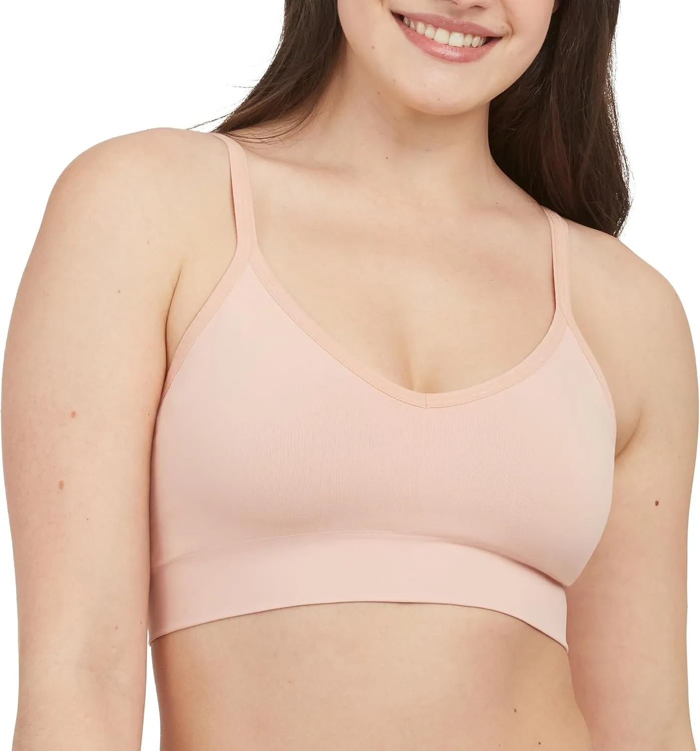 SPANX EcoCare Seamless Shaping Longline Bralette - Comfortable Bralette - Women's Bra with No Underwire - Everyday Bralette