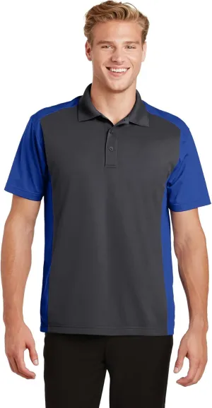 SPORT-TEK Colorblock Micropique Sport-Wick Polo ST652