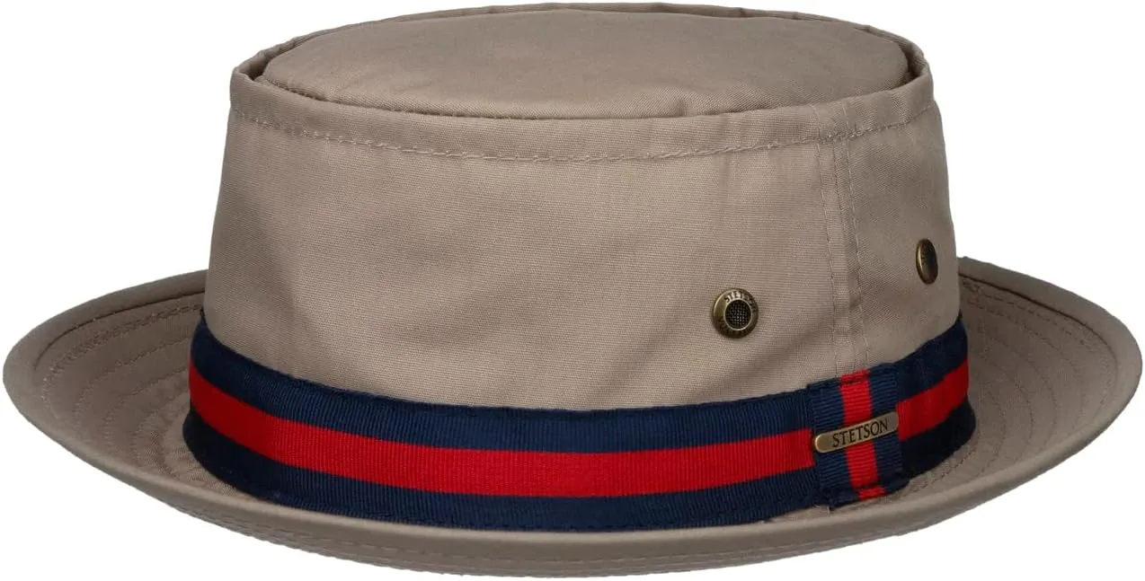 Stetson Classic Band Pork Pie Cloth Hat Men -