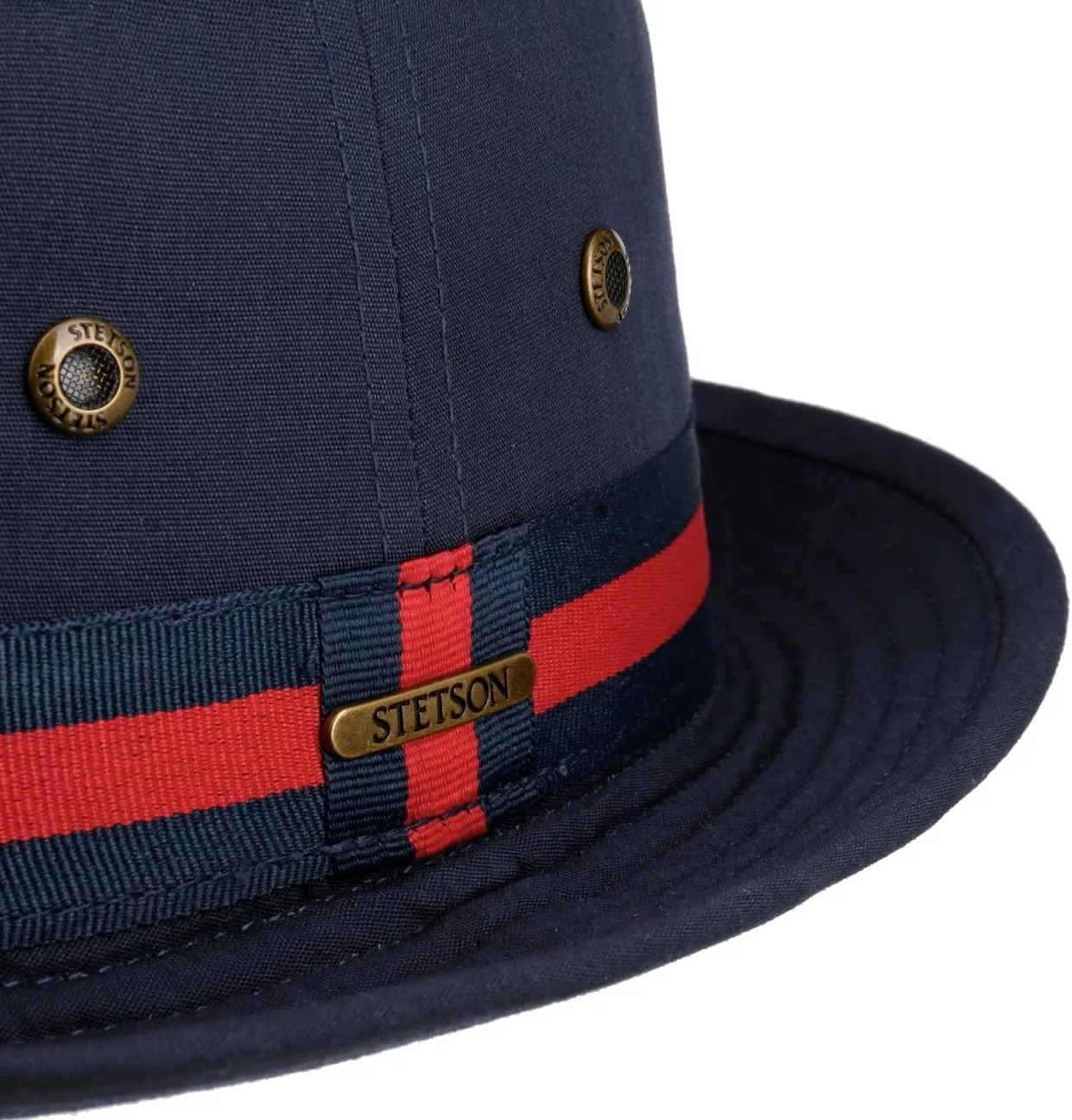 Stetson Classic Band Pork Pie Cloth Hat Men -