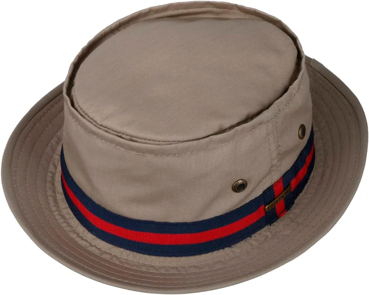 Stetson Classic Band Pork Pie Cloth Hat Men -