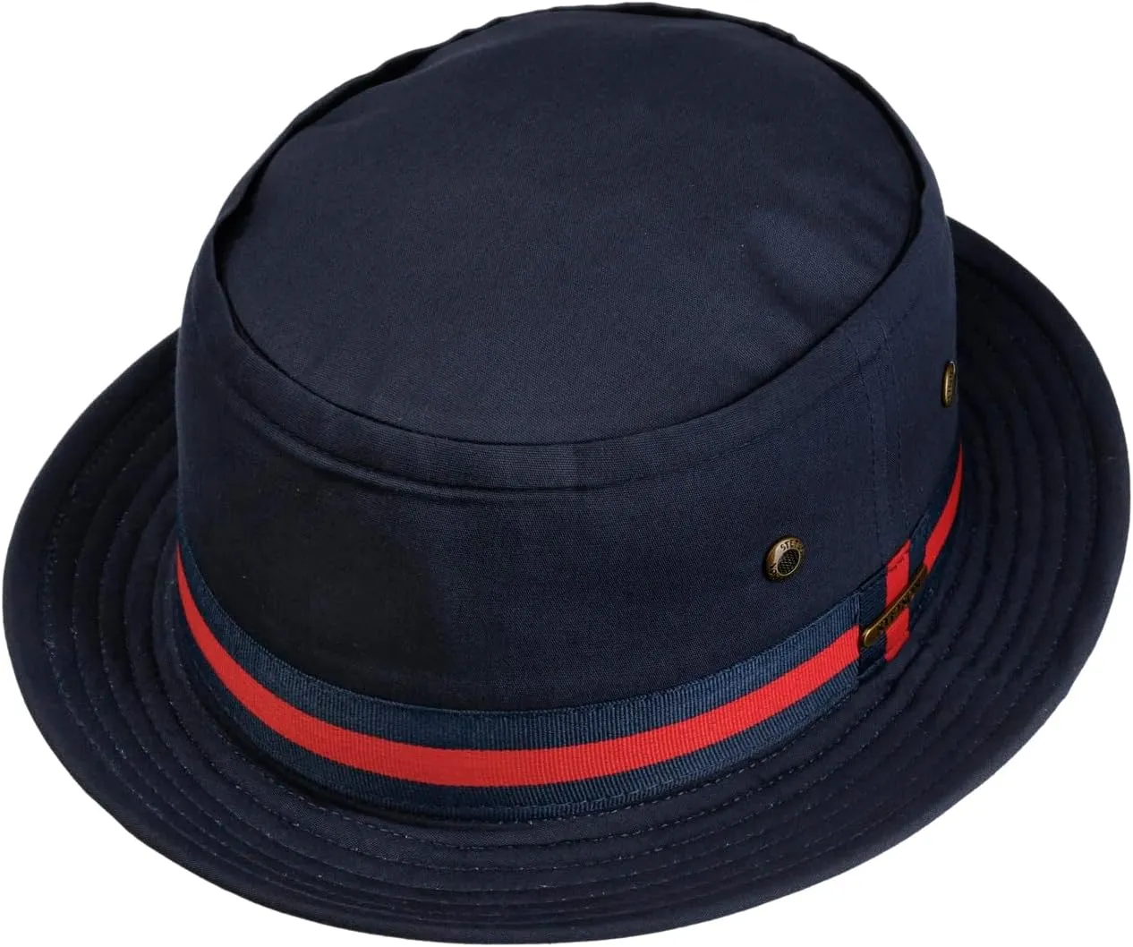 Stetson Classic Band Pork Pie Cloth Hat Men -