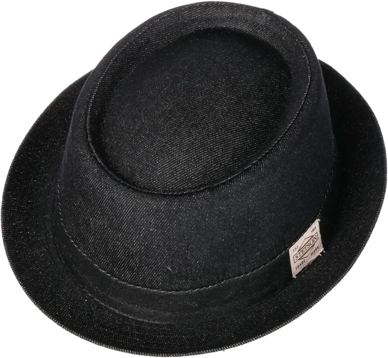 Stetson Classic Pork Pie Denim Hat Women/Men - Made in Italy