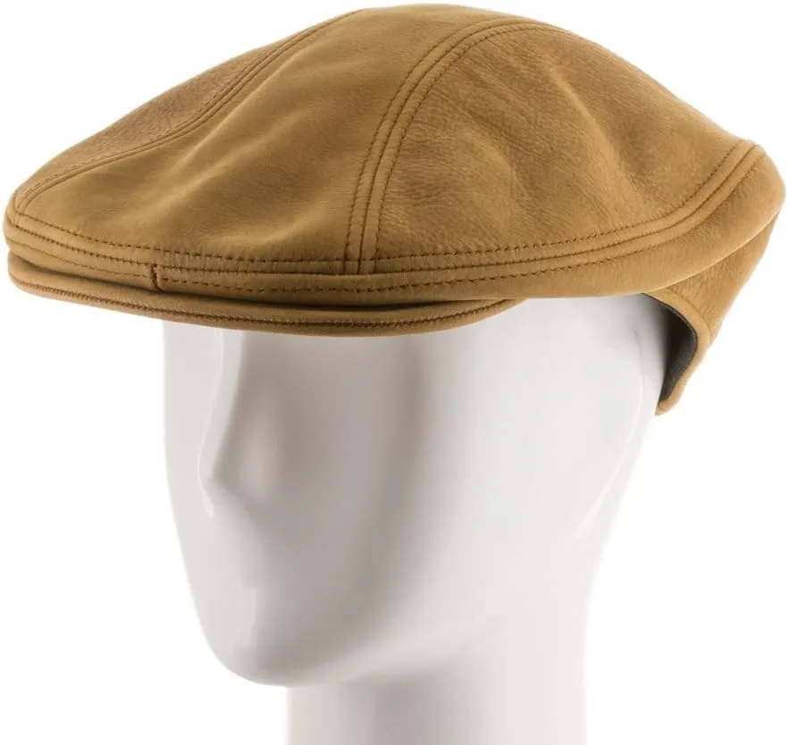 Stockton Driving Classic Leather Ivy Flat Caps Hat Newsboy