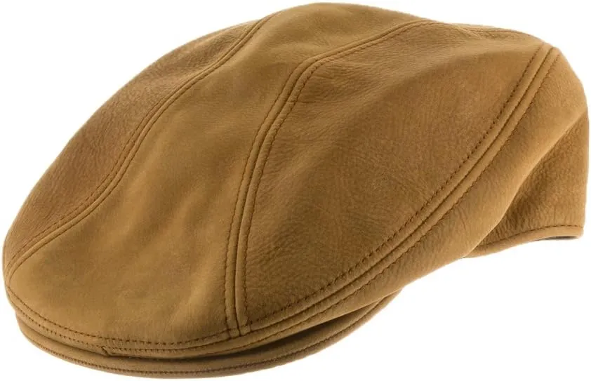 Stockton Driving Classic Leather Ivy Flat Caps Hat Newsboy