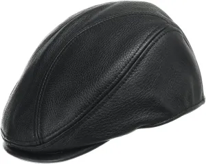 Stockton Driving Classic Leather Ivy Flat Caps Hat Newsboy