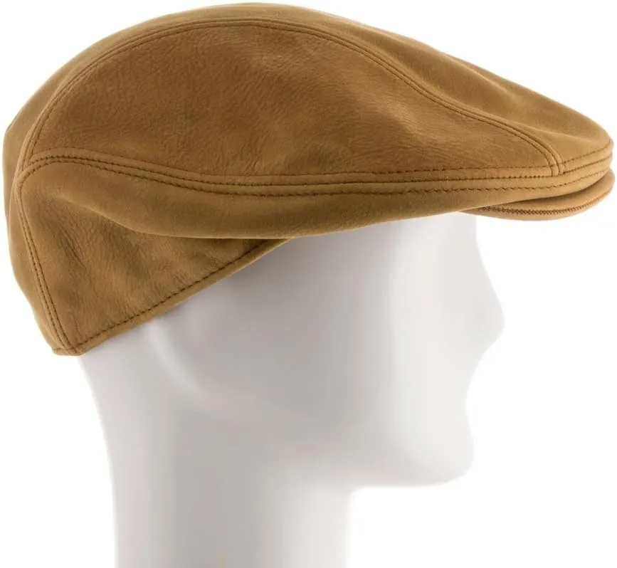 Stockton Driving Classic Leather Ivy Flat Caps Hat Newsboy