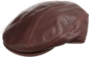 Stockton Driving Classic Leather Ivy Flat Caps Hat Newsboy