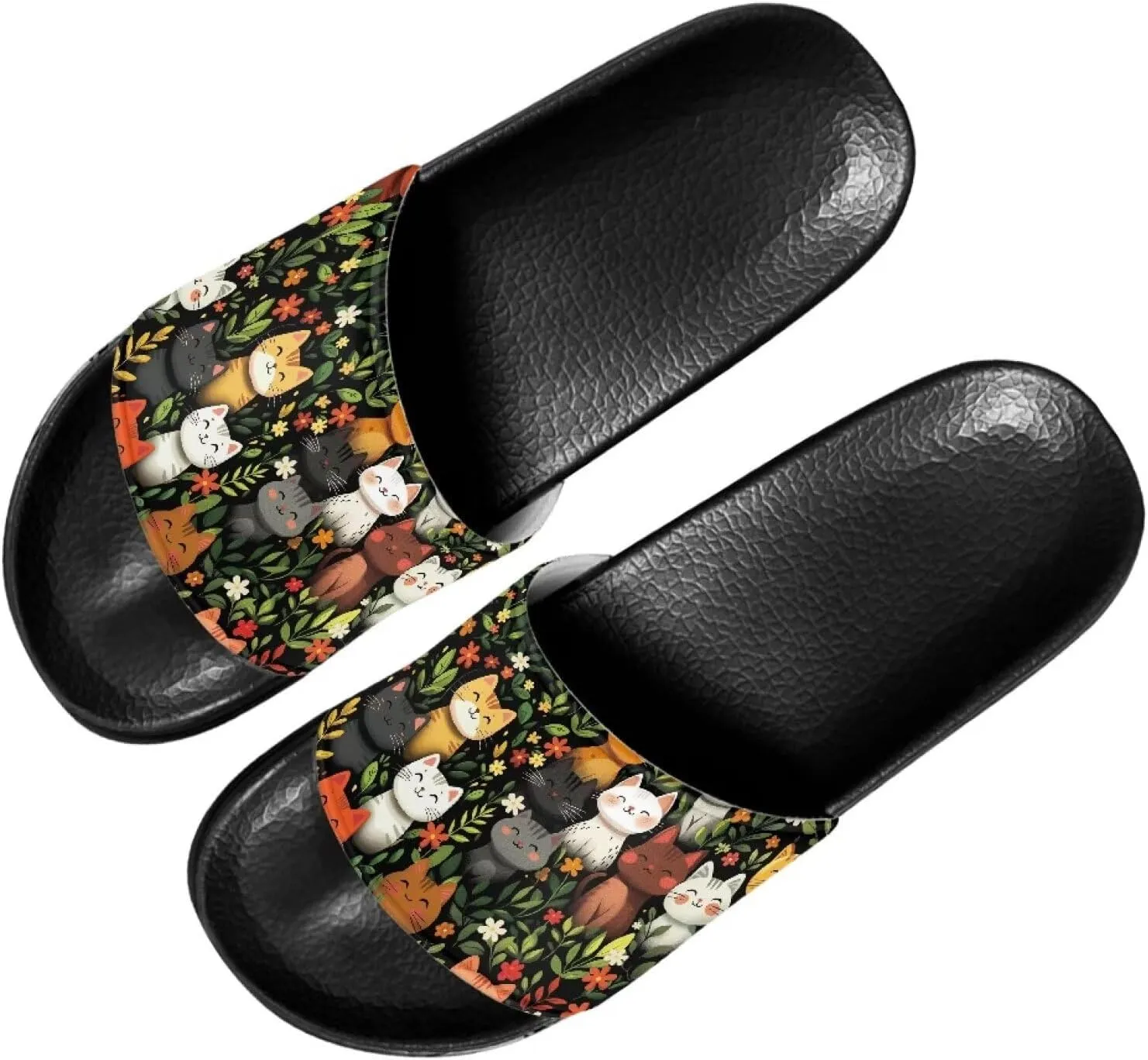 Summer Slide Slippers for Women, Comfortable Soft Sole Non-Slip Slippers Slide Sandal