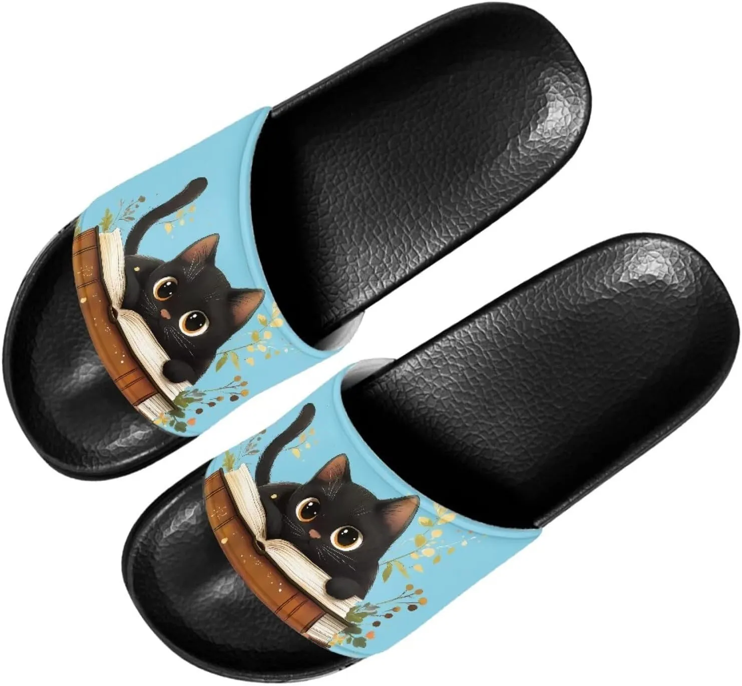 Summer Slide Slippers for Women, Comfortable Soft Sole Non-Slip Slippers Slide Sandal