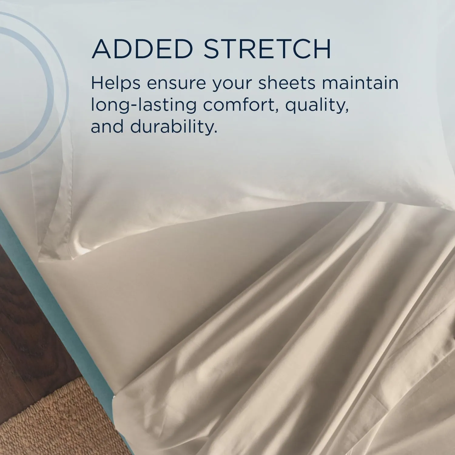 TEMPUR Classic Cotton Sheet Set Sandstone - Queen