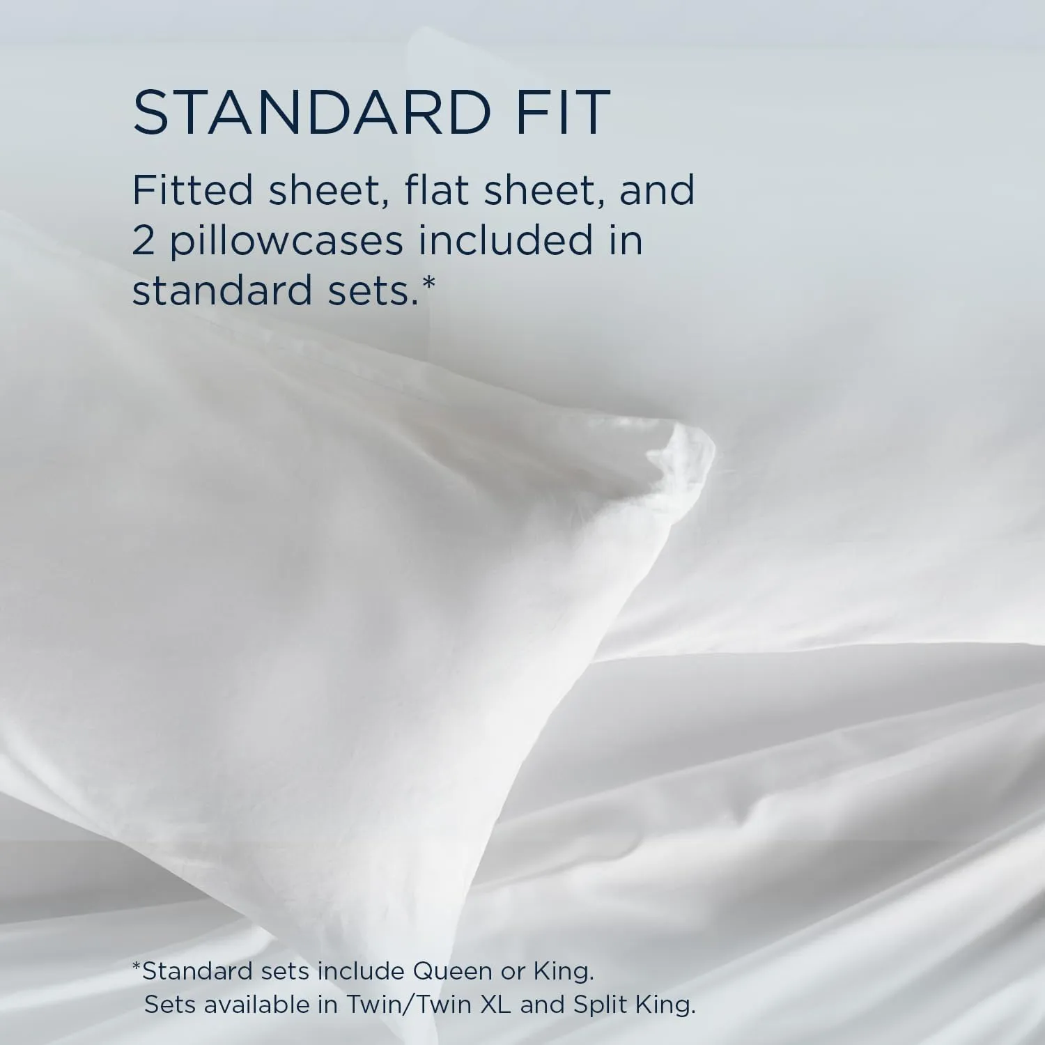 TEMPUR Classic Cotton Sheet Set White - King