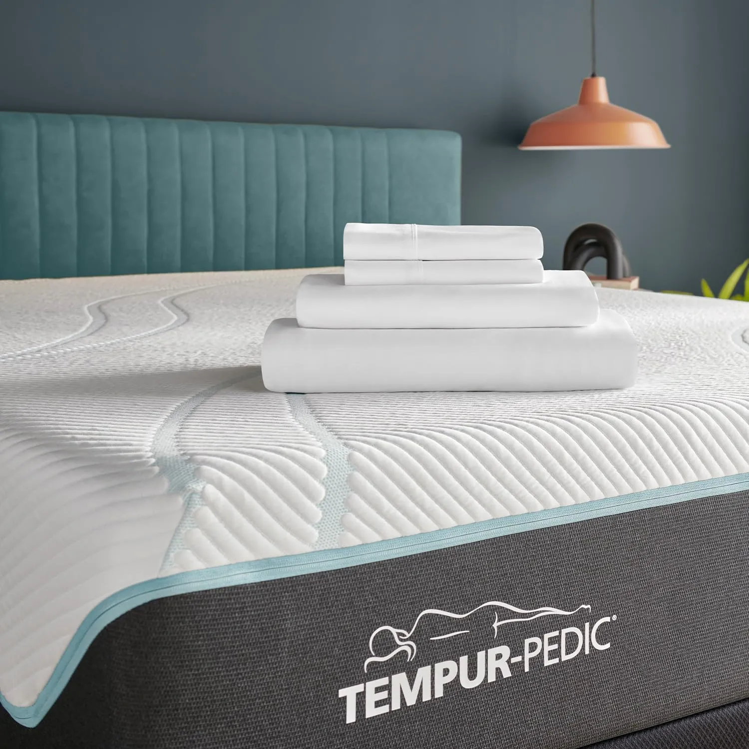 TEMPUR Classic Cotton Sheet Set White - King
