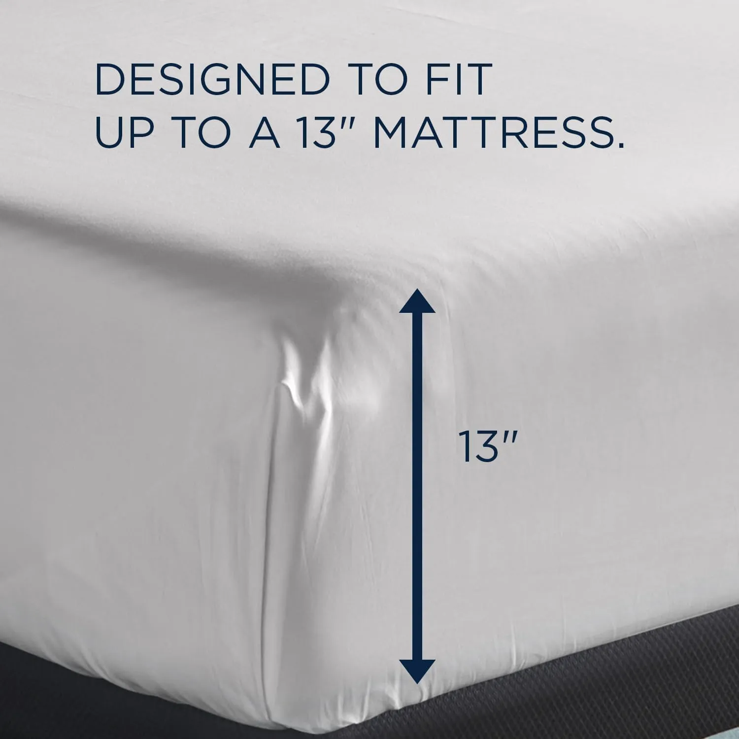 TEMPUR Classic Cotton Sheet Set White - King