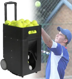 Tennis Ball Launcher,Tennis Trainer Machine with App Control,Portable Pitching Launcher,Tennis Ball Machine for Effective Tennis Training,Up to 50 Balls