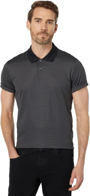 Theory Men's Standard Polo Current Stripe
