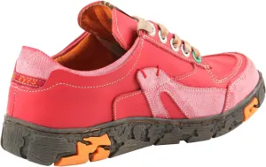 TMA EYES Women's Flat Shoes Lace-Up Casual Fashion Comfortable Leather Shoes