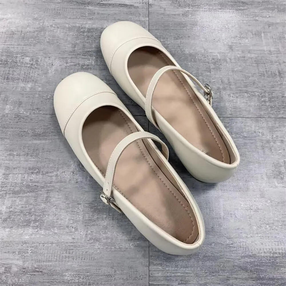 TN TANGNEST Flat Shoes for Women Retro Square Toe Mary Jane Flats Shiny Ballet Flats Comfortable Office Flats
