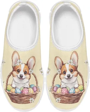 TODIYADDU Girls Easter Shoes Kids Lightweight Mesh Sneakers Casual Athletic Sneaker, White