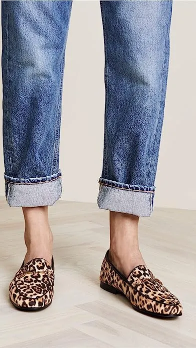 Toe On Almond Slip Edelman Powerful Loafers Loraine Sam Extensive catalog Classic San Slip-on Leopard