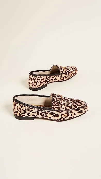 Toe On Almond Slip Edelman Powerful Loafers Loraine Sam Extensive catalog Classic San Slip-on Leopard