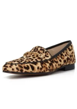 Toe On Almond Slip Edelman Powerful Loafers Loraine Sam Extensive catalog Classic San Slip-on Leopard