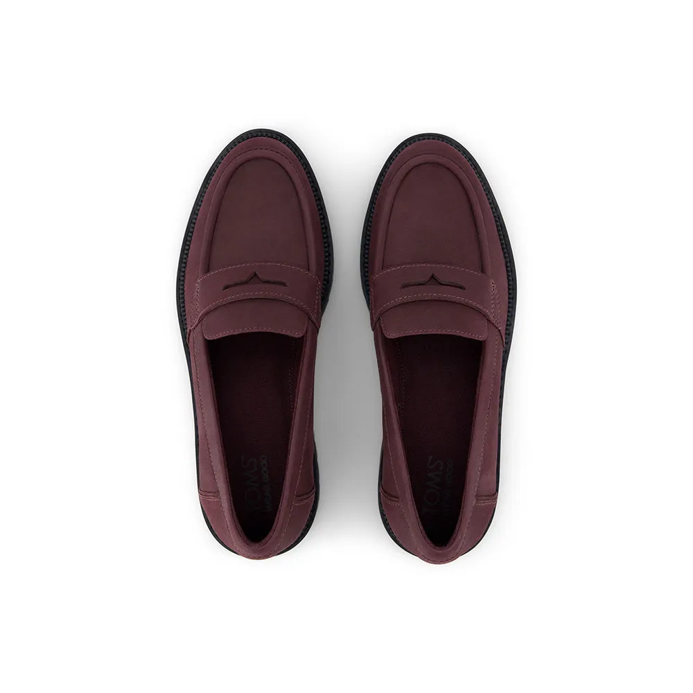 Toms Wmns Cara Blackberry Leather