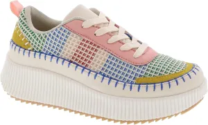 TOP Moda Women Fashion Lace-Up Comfort Platform Low Top Sneaker