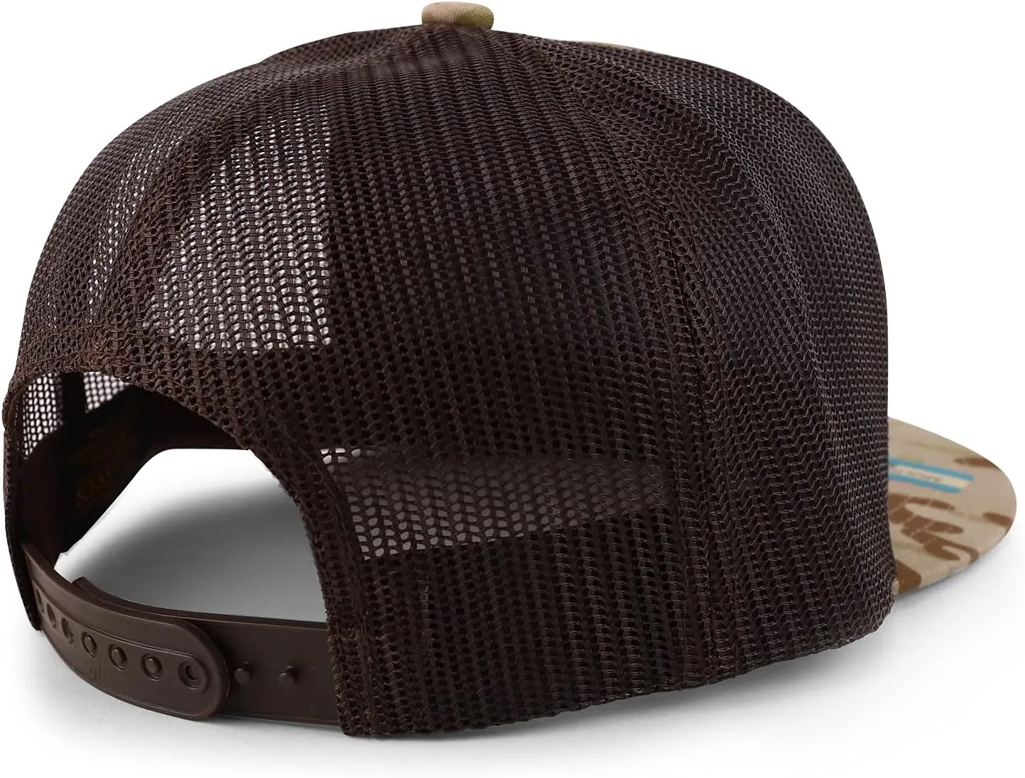 Trendy Apparel Shop Flexfit Brand 5 Panel Classic Trucker Flatbill Mesh Snapback Cap