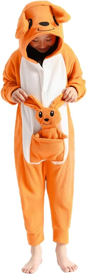 Unisex Kids Animal Onesie for Girls Anime Cosplay Costume Pajamas Halloween Gifts