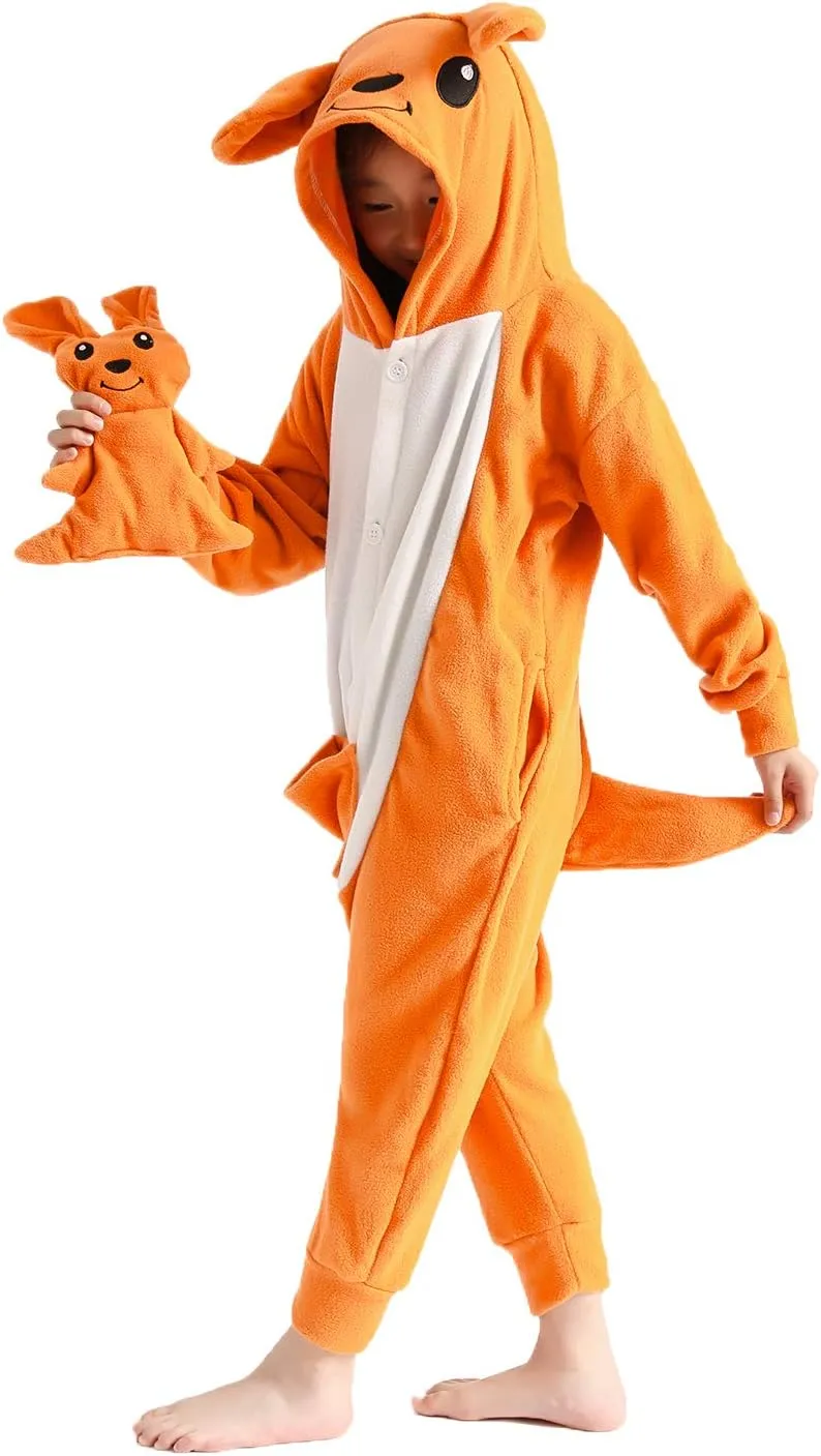 Unisex Kids Animal Onesie for Girls Anime Cosplay Costume Pajamas Halloween Gifts