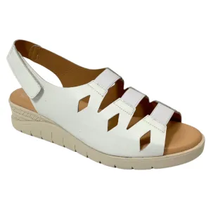 Valeria's Cecily Blanco Soft Leather Sandal (Women's)