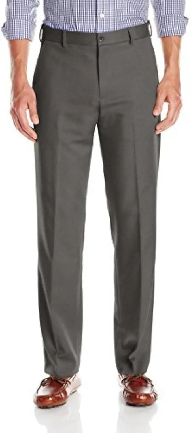 Van Heusen Men's Traveler Classic Fit Flat Front Pant