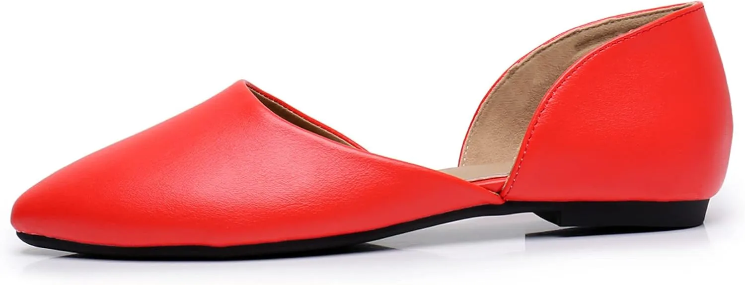 VenusCelia Women's D'Orsay Flat Shoe