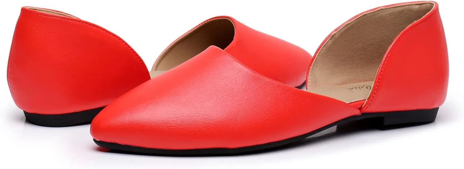 VenusCelia Women's D'Orsay Flat Shoe