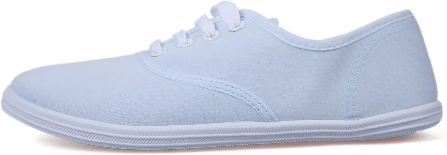 VenusCelia Women's Rainbow Lace Up Sneaker Shoes