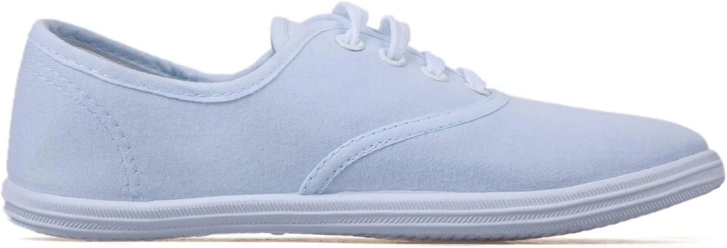 VenusCelia Women's Rainbow Lace Up Sneaker Shoes