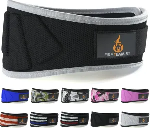 Weight Lifting Belt for Men and Women, 6 Inch, Bodybuilding & Fitness Back Support for Cross Training Workout, Squats, Lunges